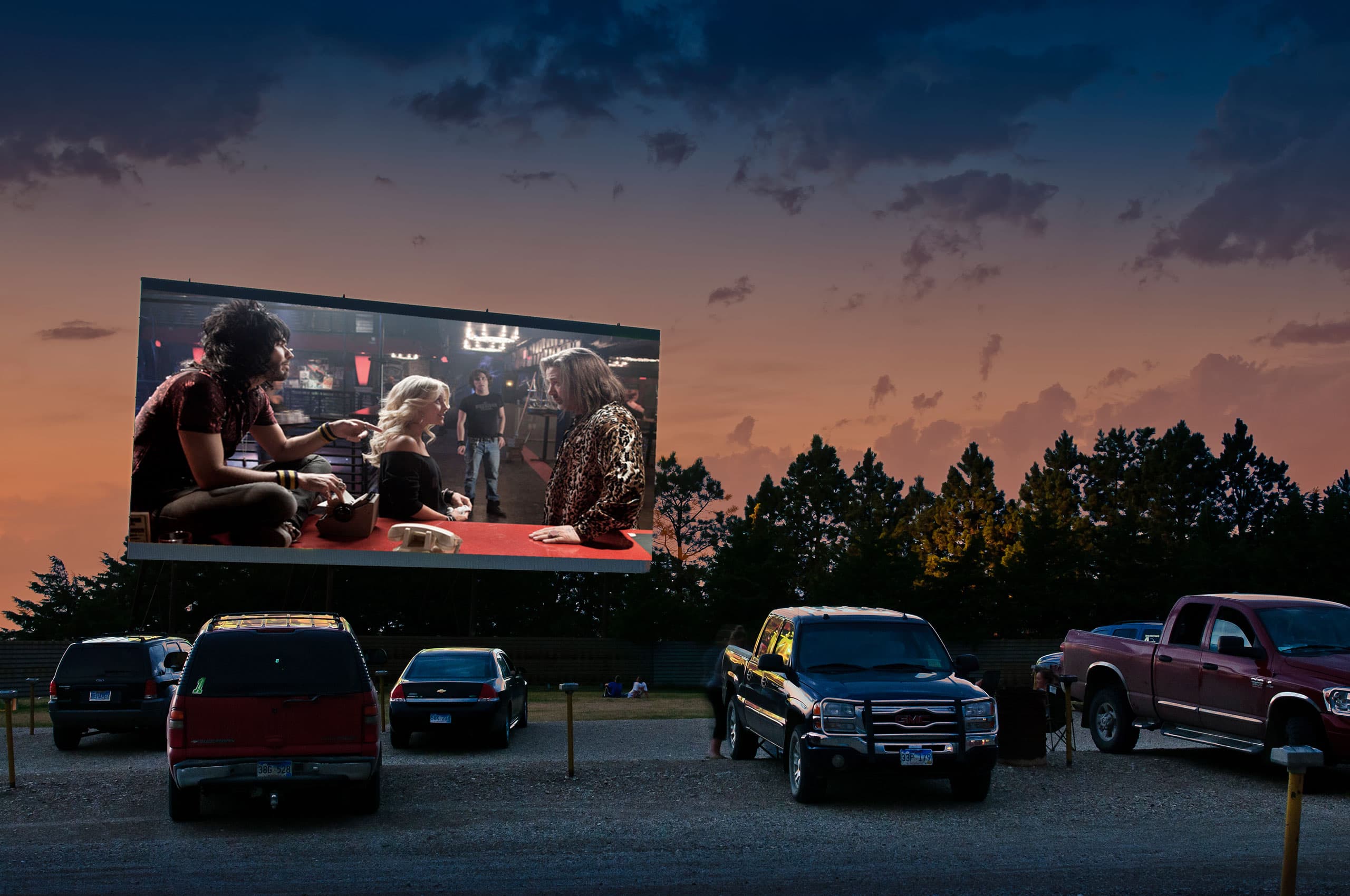 Drive in photo