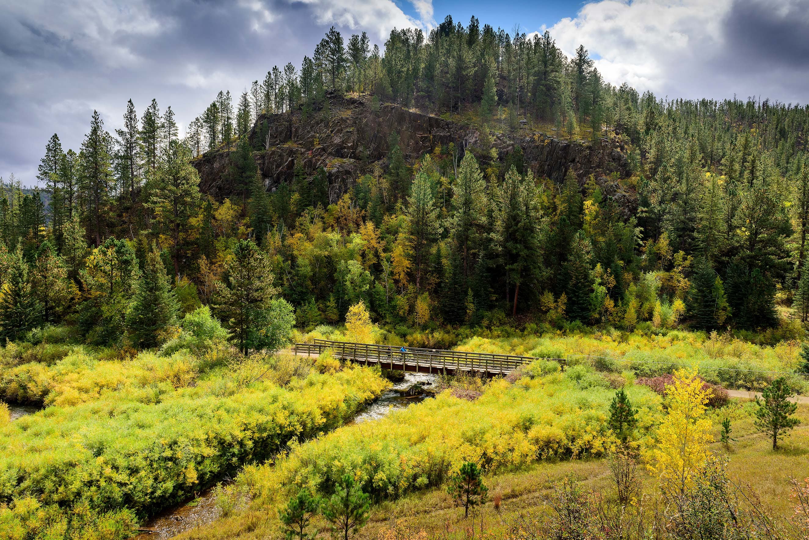 Bikers on the George S. Mickelson Trail // Black Hills