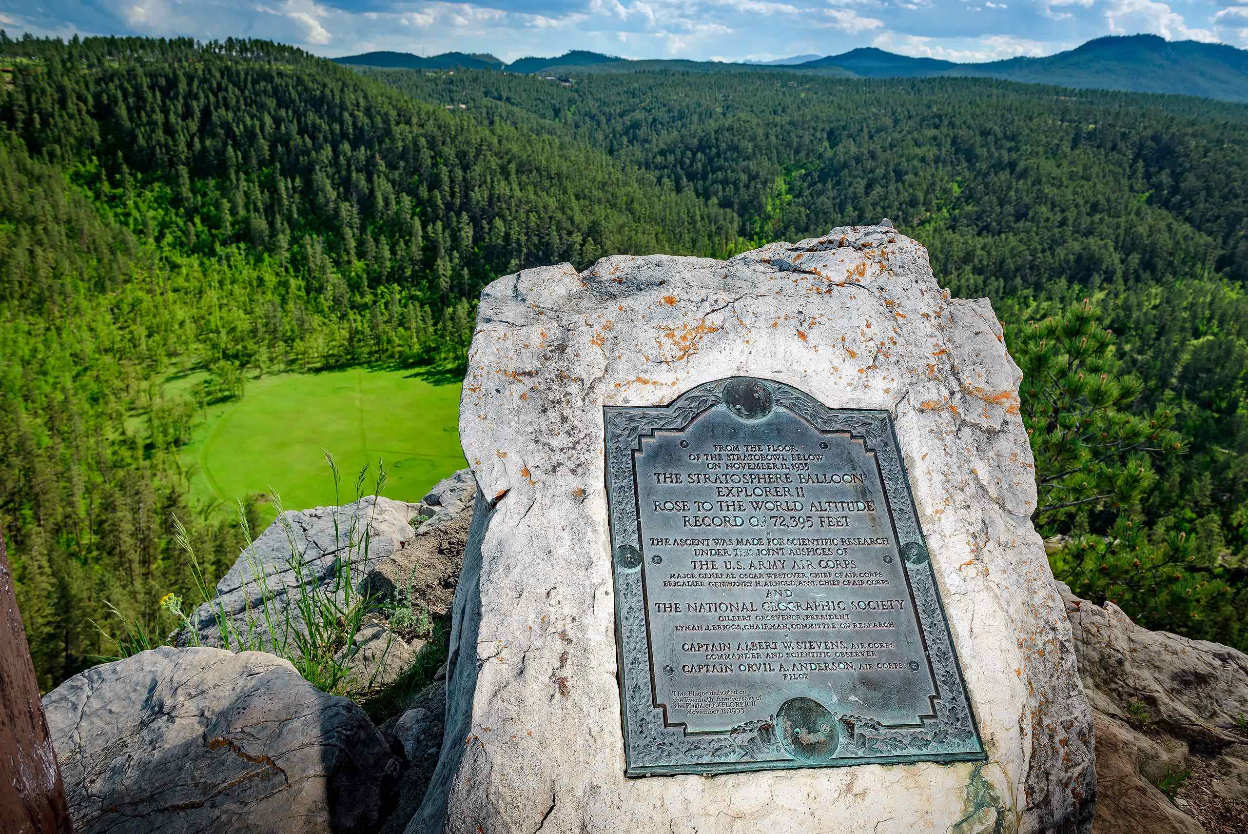 Stratobowl stone marker