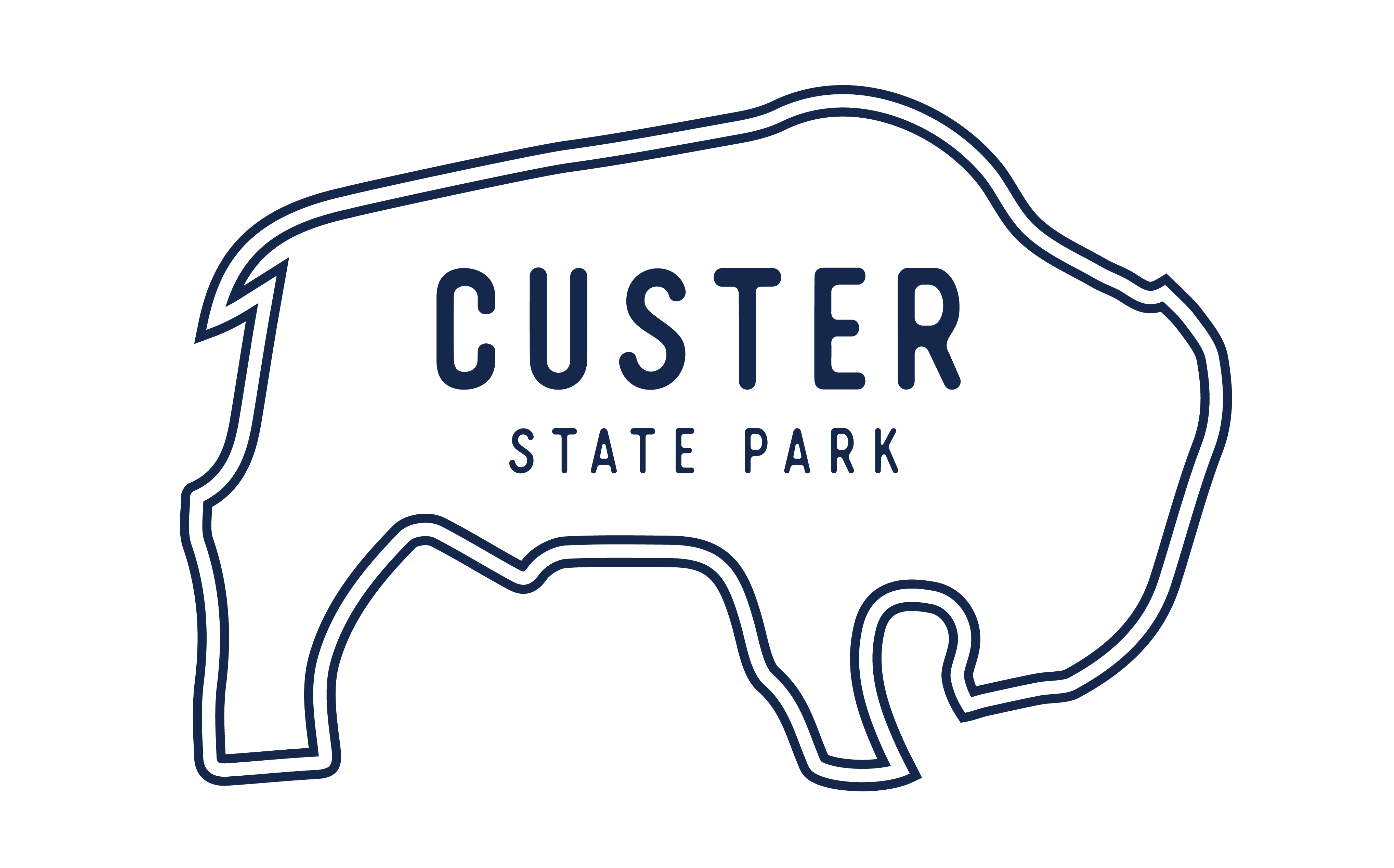 Custer State Park icon - navy