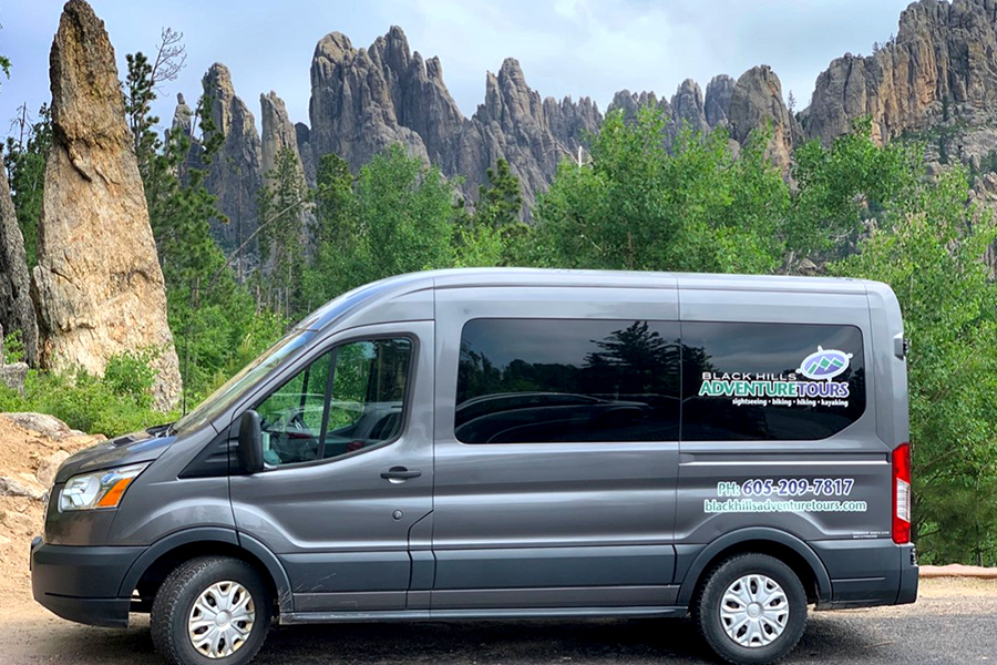 Black Hills Adventure Tours van