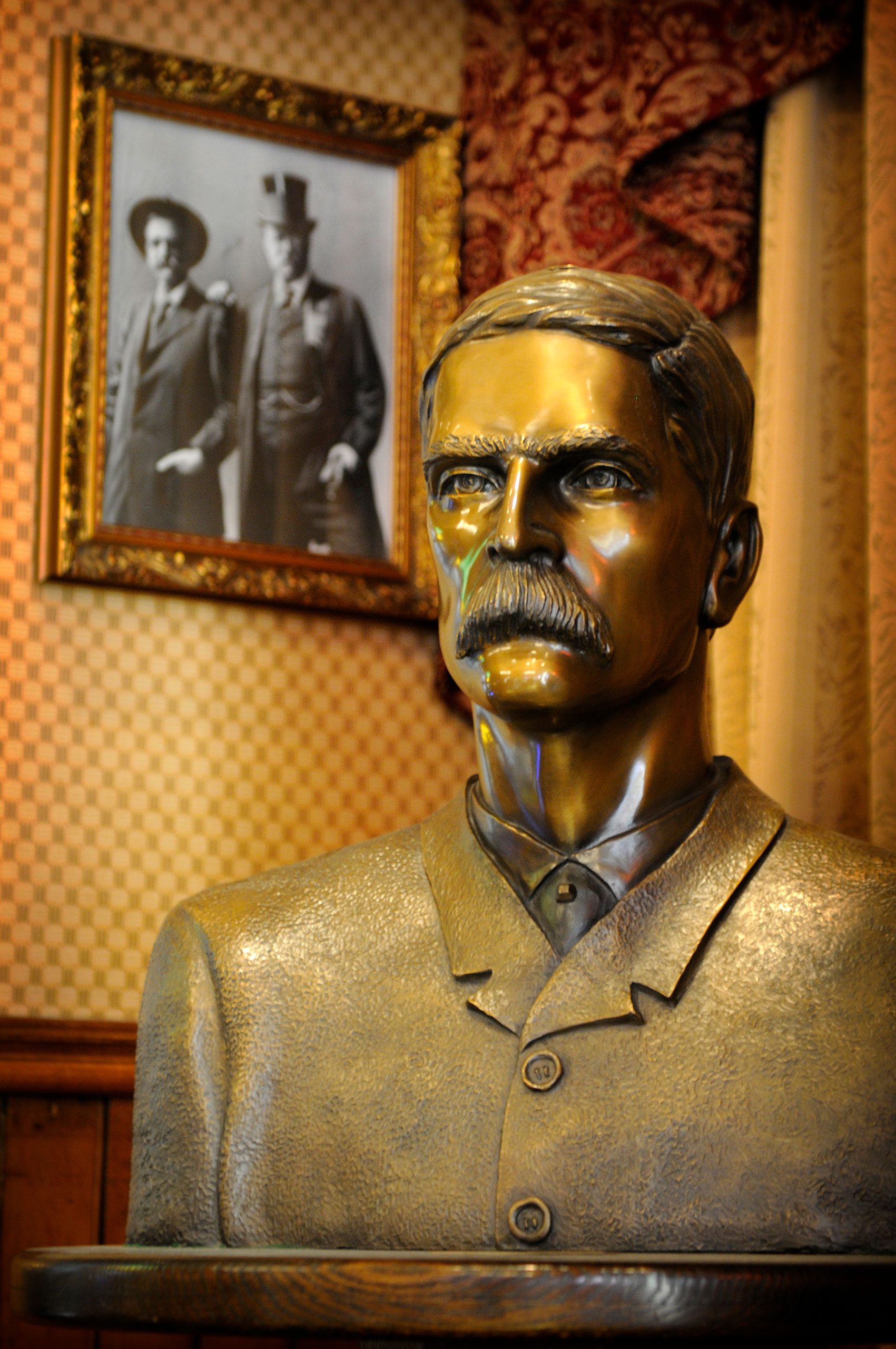 Seth Bullock Bust Bullock Hotel Deadwood