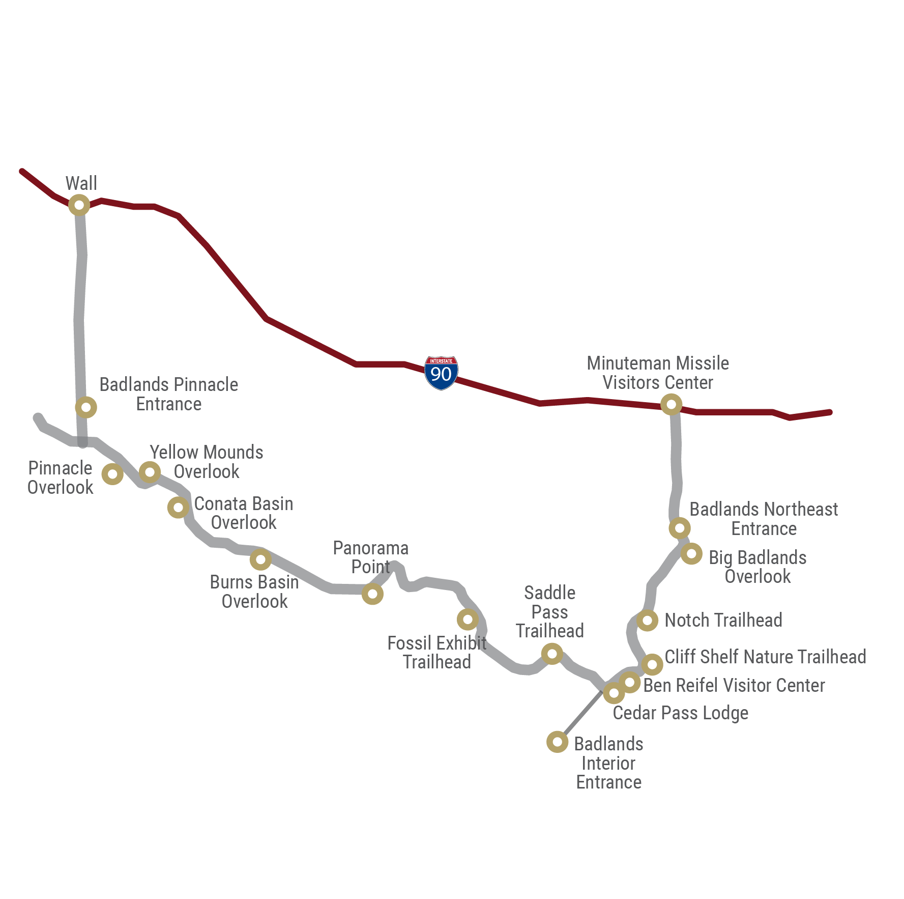 Badlands Loop State Scenic Byway Travel South Dakota