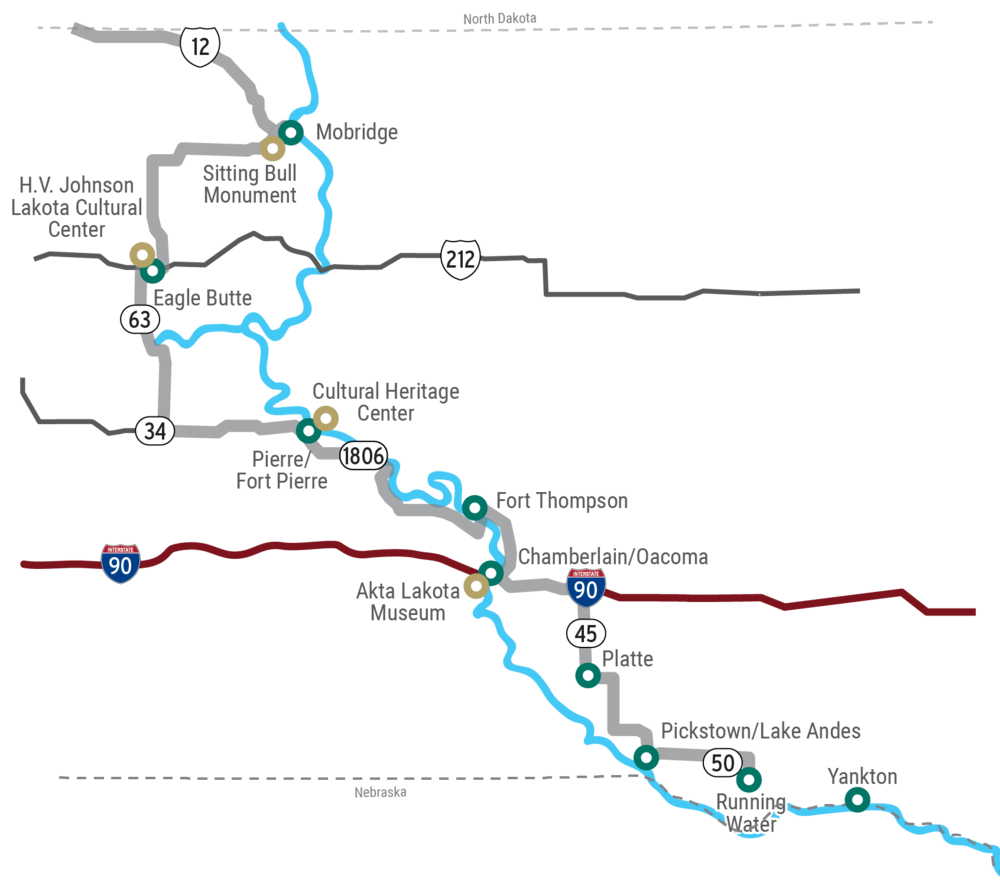 Native American Scenic Byway Map