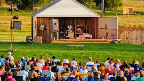 Musikdarbietung auf dem Laura Ingalls Homestead