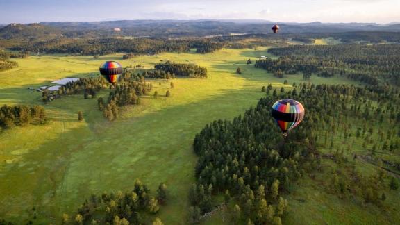 Hot air balloons