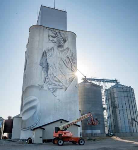 Elevator art in Faulkton