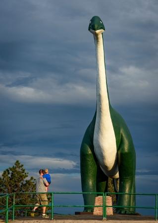 Dad and Kid Dinosaur Park Rapid City Teaser