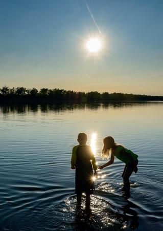 Swimming in Pierre