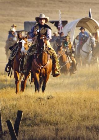 Wagon Train in South Dakota