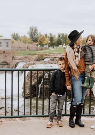 Family at Falls Park