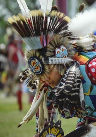 Powwow dancer