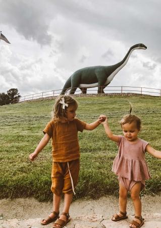 Kids at Dinosaur Park