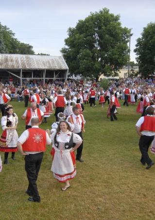 Dancing at Tabor Czech Days