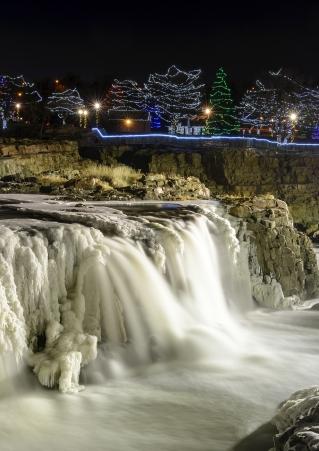 Falls Park Sioux Falls Winter Wonderland Event