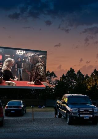 Drive in photo
