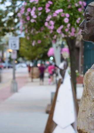 The Sculpture Walk in Sioux Falls.