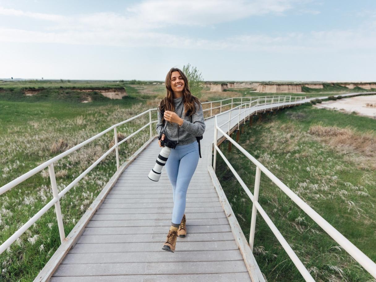 Erin Sullivan at Badlands National Park