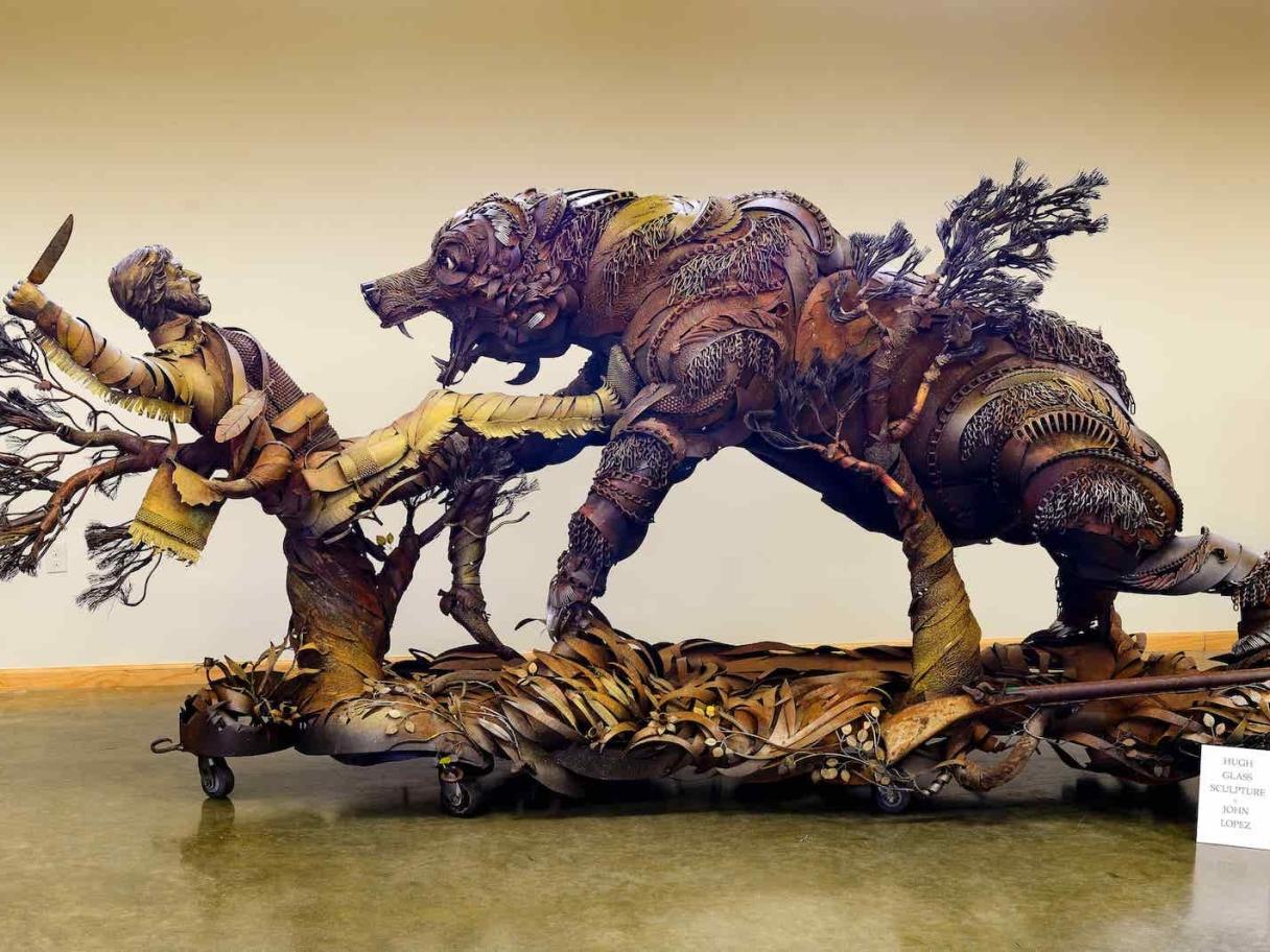 Scrap Into Sculpture The Art Of John Lopez Travel South Dakota Evaluation of modernist sculptors, assemblage, contemporary plastic art: scrap into sculpture the art of john