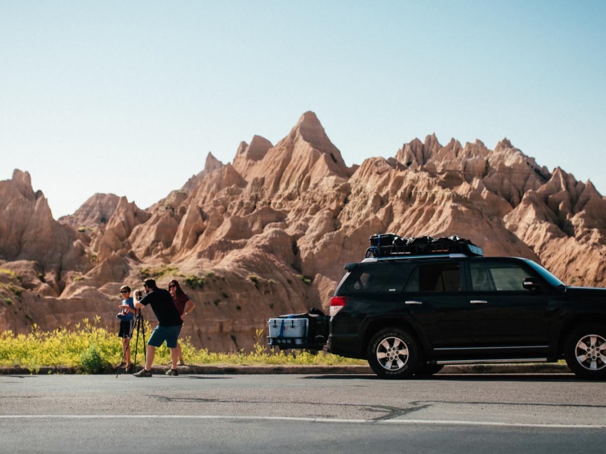 Road Trip through Badlands