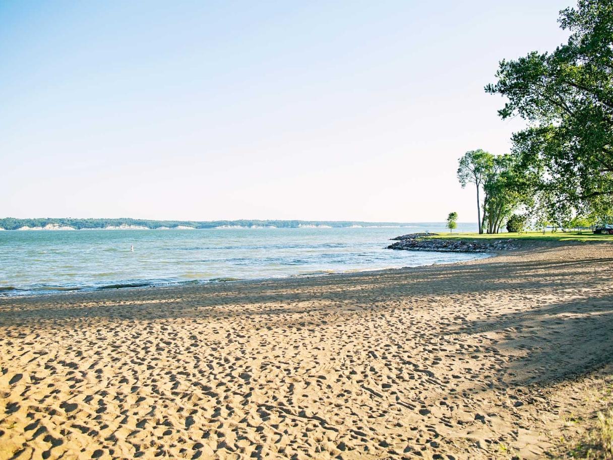Lewis & Clark State Recreation Area Beach