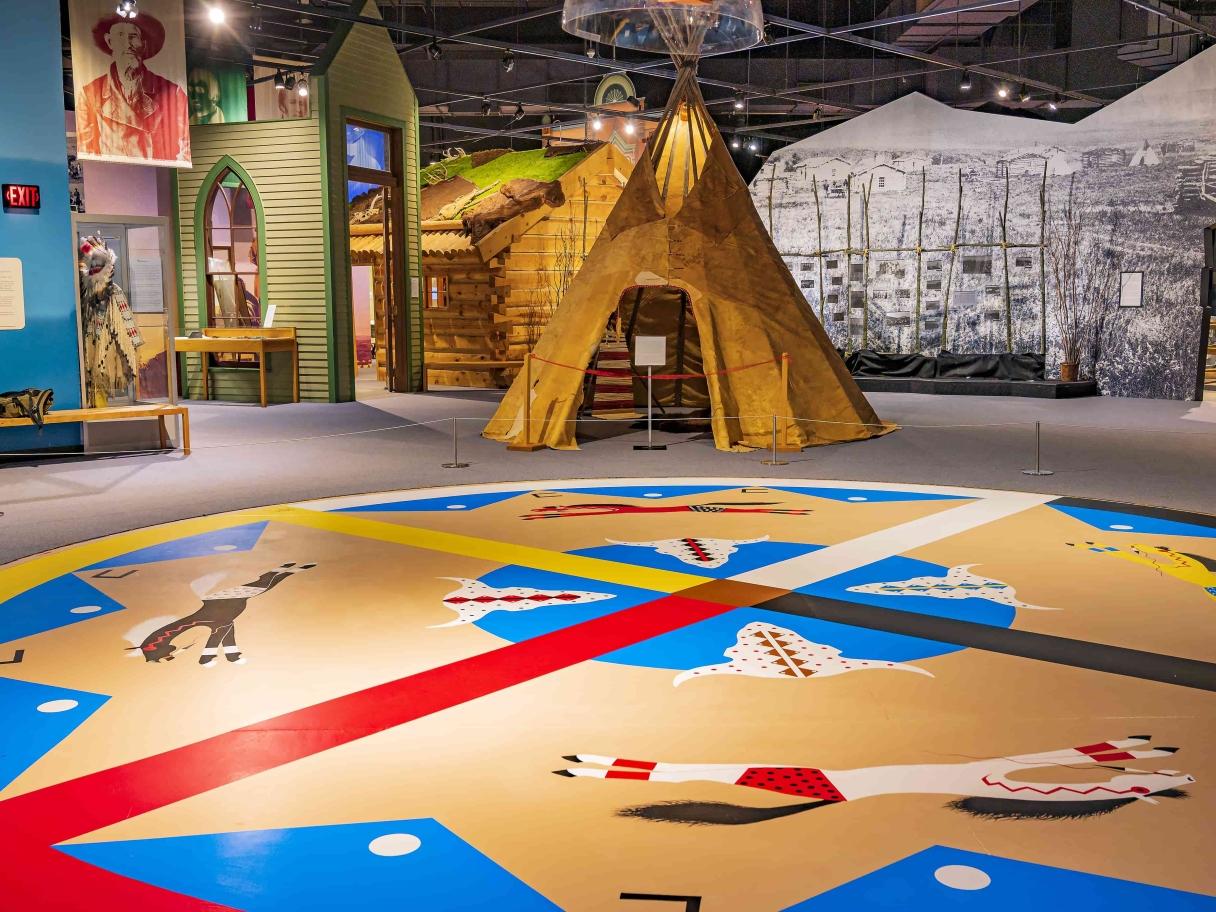 Native exhibit at Journey Museum