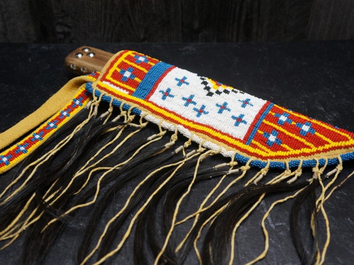 Knife and scabbard from Seven Council Fires Native Art