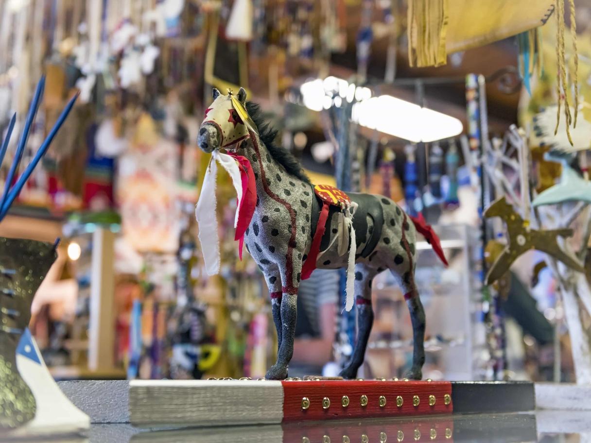Horse art at Native West Trading Post