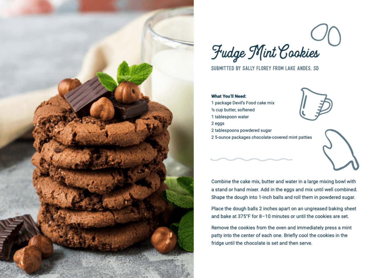 Fudge Mint Cookies