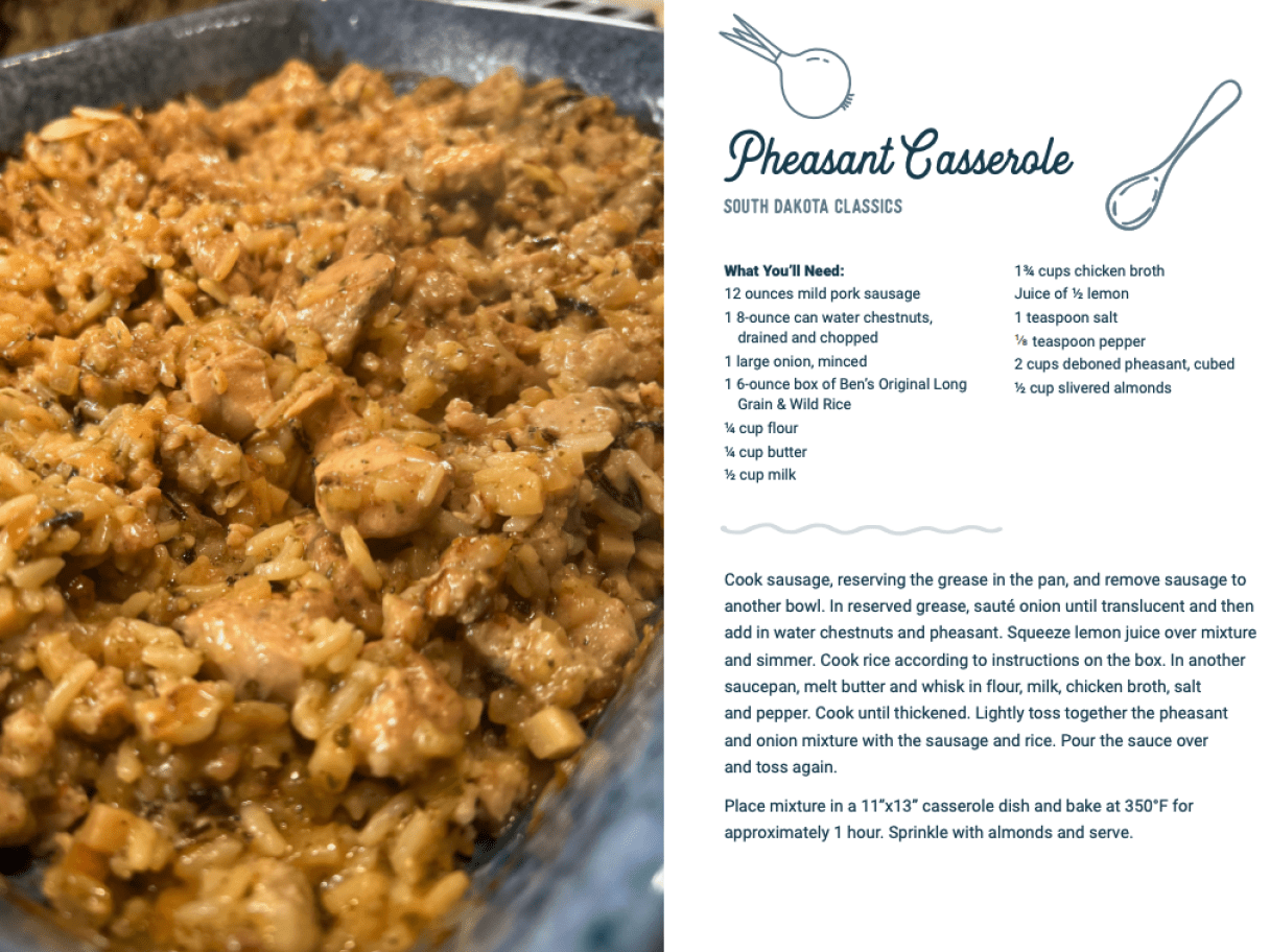 Pheasant Casserole
