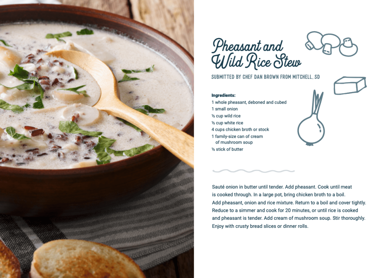 Pheasant Wild Rice Stew