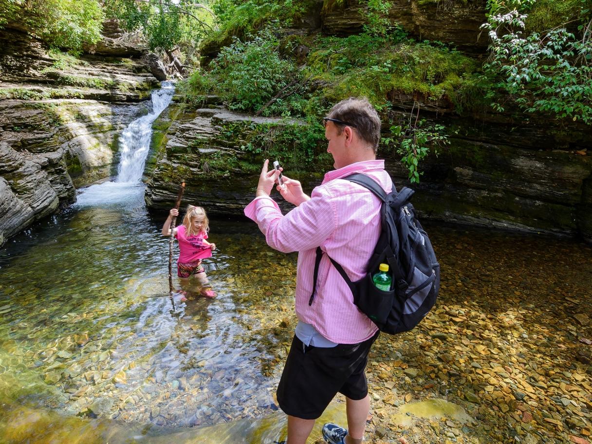 Spearfish Canyon waterfalls