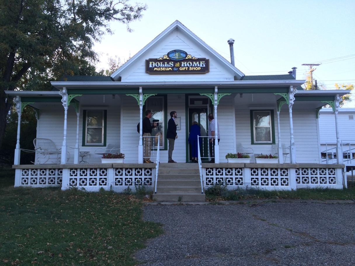 Interview at a dolls museum in Spearfish