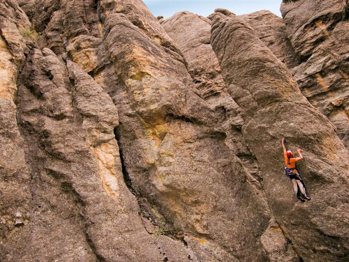 Climbing Mount Rushmore