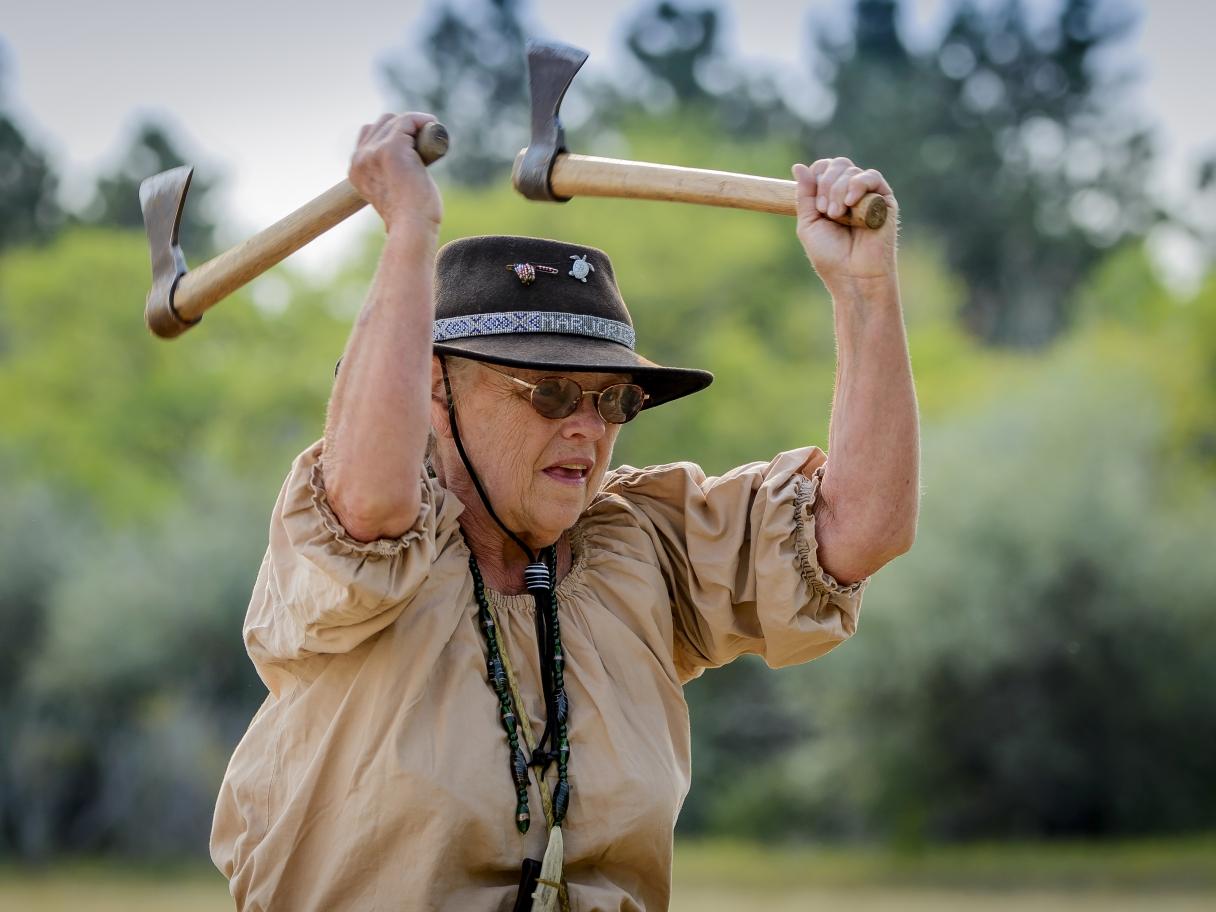 Ax throwing, Hugh Glass Rendezvous