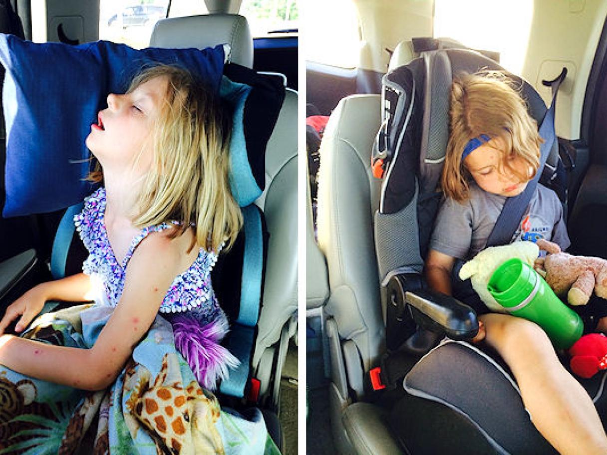 Sleeping in the car