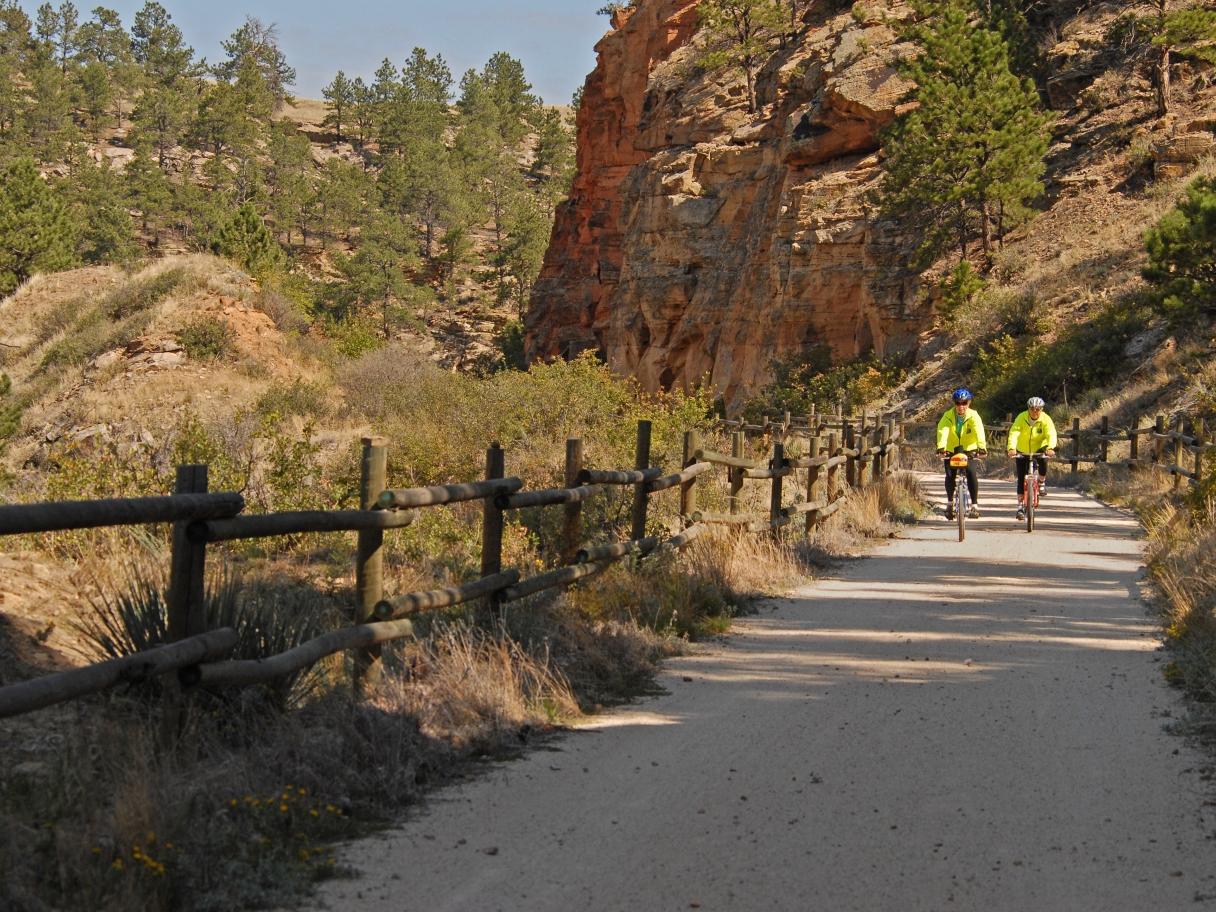 Mountain biking the Mickelson Trail