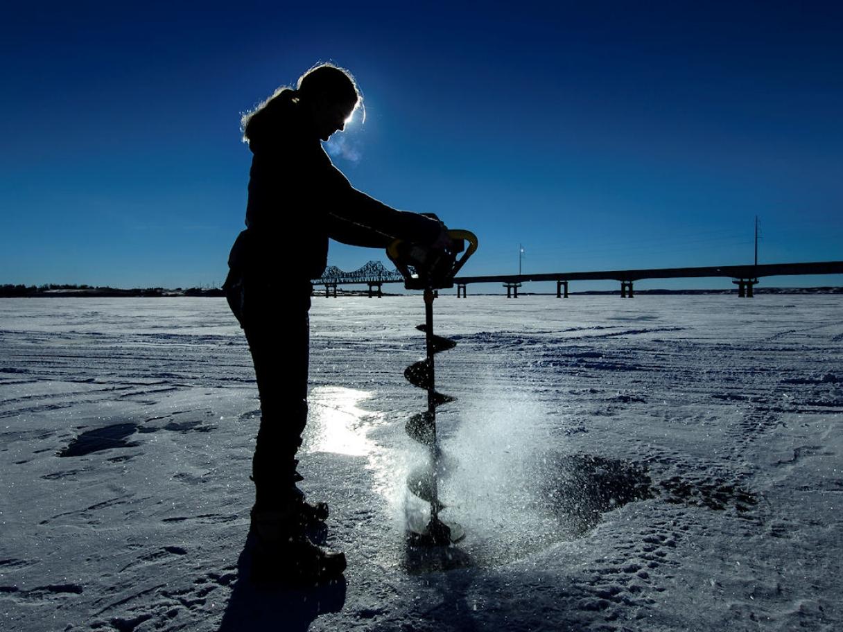 Mobridge ice fishing