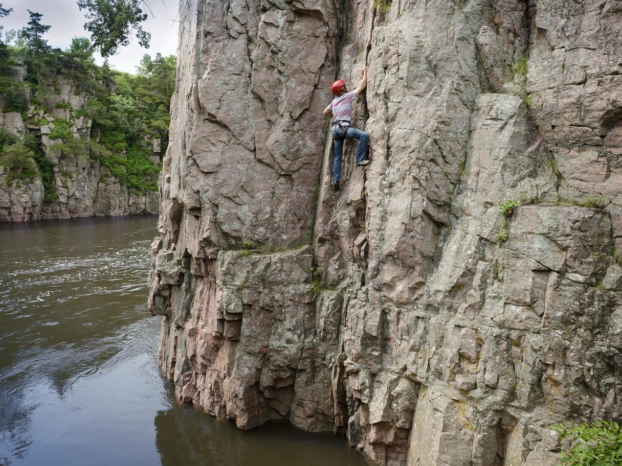 Rock climbing