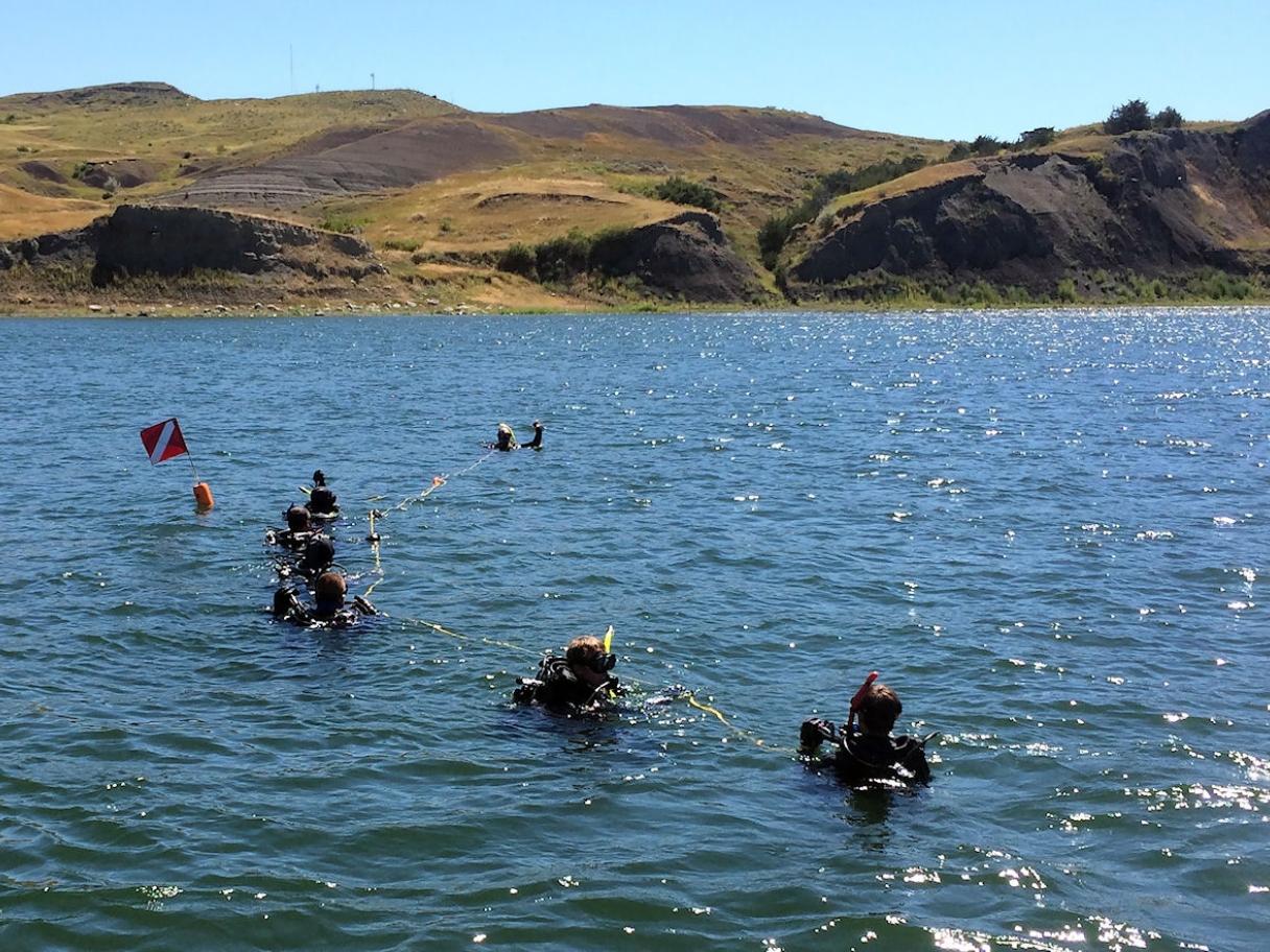 Scuba diving