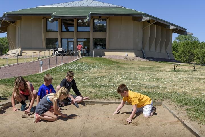 Children Digging