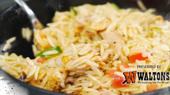Pheasant Recipe_Greek Orzo Salad