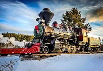 1880 Train Holiday Express Spiked!
