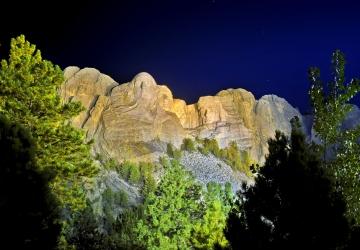 Mount Rushmore Evening Lighting Ceremony