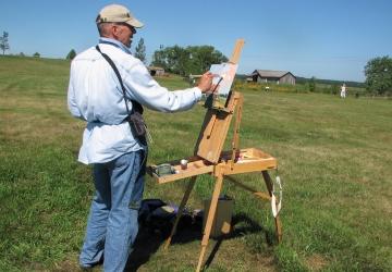 Painting on the Prairie