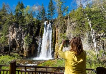 Spearfish Falls, Spearfish Canyon State Nature Area, near Lead