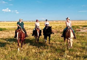 Hurley Butte Horseback, Interior