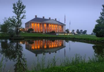 Redlin Art Center at dawn