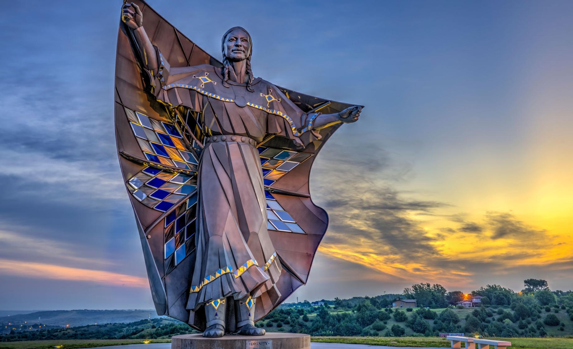 Dignity: of Earth & Sky Statue Chamberlain South Dakota