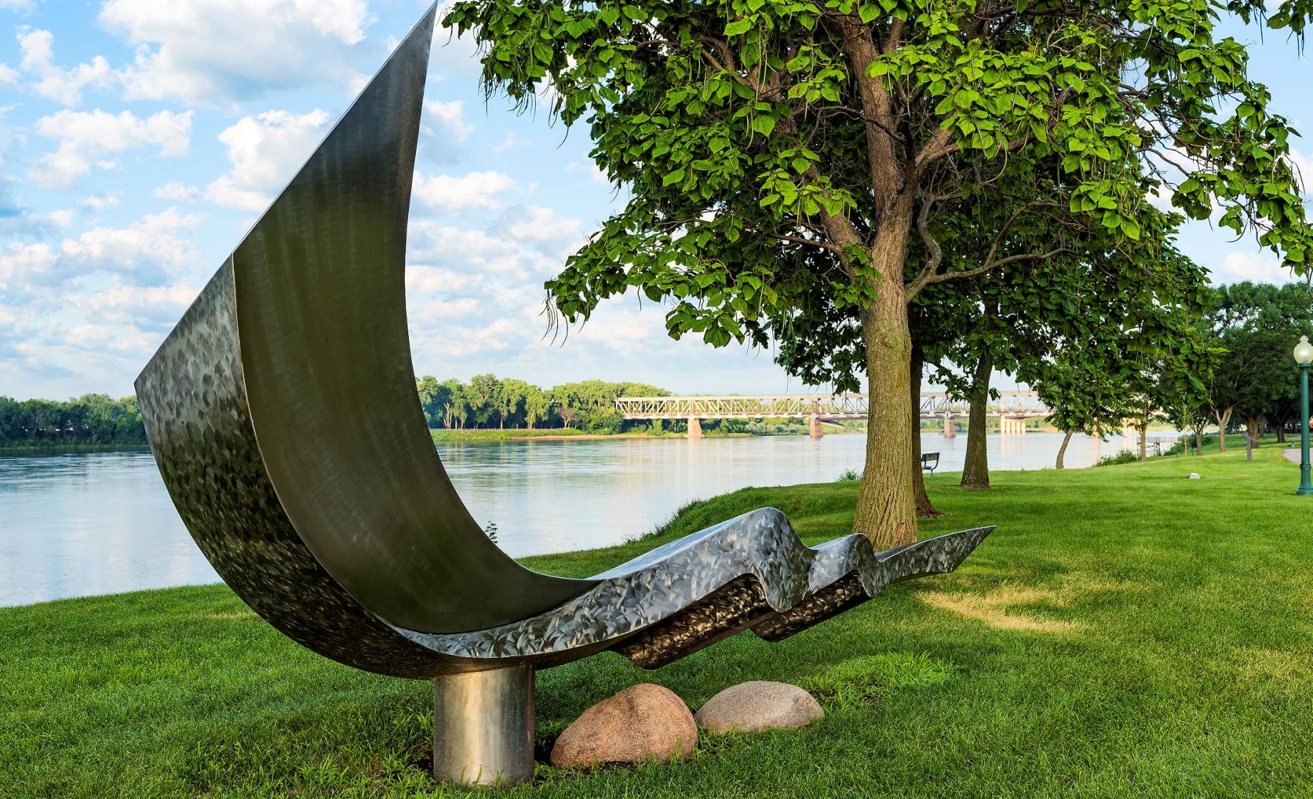 riverside sculpture, Yankton